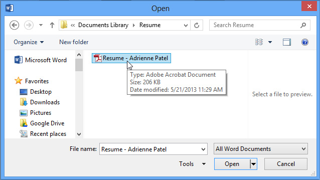 Edit A Pdf File In Word